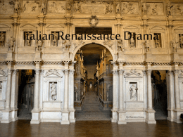 Italian Renaissance Drama