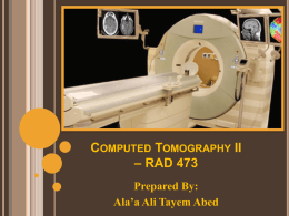 RAD 473 - Lec 3, 4 - INAYA Medical College