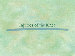 Injuries of the Knee and Hip