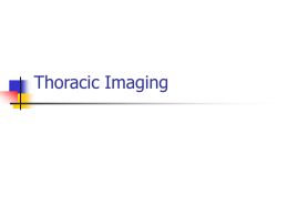 Thoracic Imaging - Queen Margaret University
