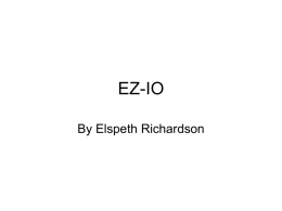 The EZ-IO