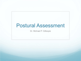 Postural Assessment - Chiropractor Manhattan