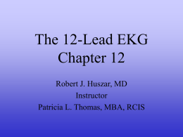 The 12-Lead EKG Chapter 12