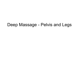 Deep Massage - Pelvis and Legs