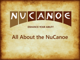 All-About-the-NuCanoe-Product-Overview