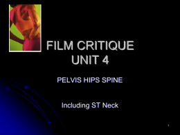 film critique unit 4