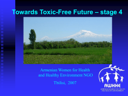 Towards Toxic-Free Future – stage 4