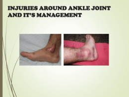 ankle injuries