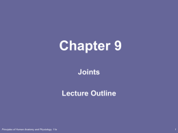 Ch 9 Joint Notes
