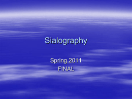 Sialography - El Camino College