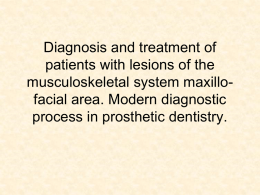 01. Diagnosis and treatment of patients