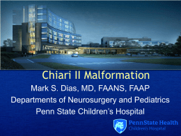 Chiari II Malformation - Spina Bifida Association