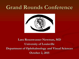 Horner Syndrome - University of Louisville Ophthalmology