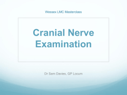 Sam Davies - Cranial Nerve Examination_1x