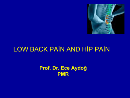 differential diagnosis and treatment of low back and