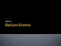 Barium Enema - WordPress.com