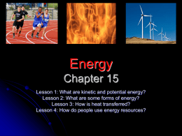 Energy Chapter 15