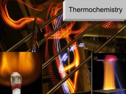 Thermochemistry - Parkway C-2