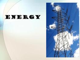 TYPES OF ENERGY