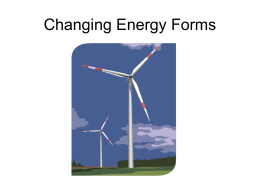 Changing Energy Forms