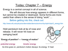 Chapter 7: Energy