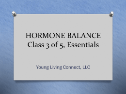 Essentials for Hormone Balance