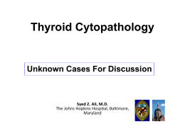 Thyroid Cytopathology