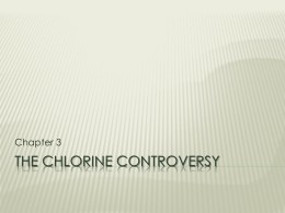 The chlorine controversy