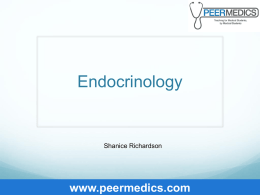 Endocrinology – Shanice Richardson