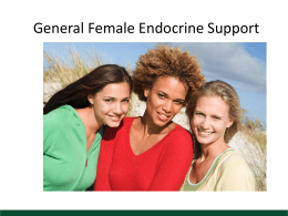 General Female Endocrine Patient Workshop
