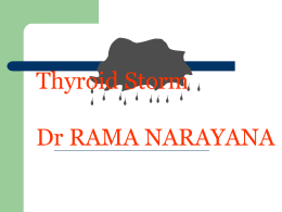 Thyrotoxic storm
