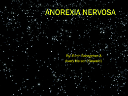 Anorexia Nervosa - Mr Sitar`s Website
