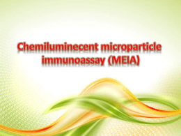 Chemiluminecent microparticle MEIA)) immunoassay