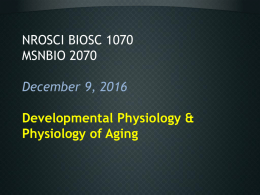 NROSCI BIOSC 1070 MSNBIO 2070 December 11, 2015