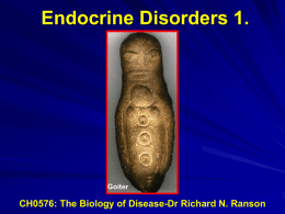The Major endocrine glands 3.