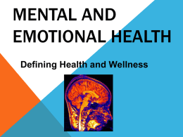 Mental and Emotional Power Point