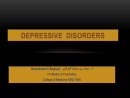 3-Depressive Disorders