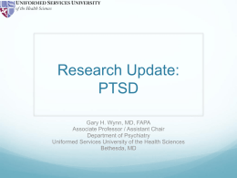 Research Update - PTSD