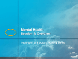 Mental Health - Florida's Center for Child Welfare