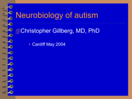 Neurobiology of autism