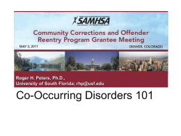 NIMH Co-Occurring Disorders Curriculum