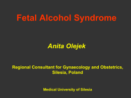 Fetal Alcohol Syndrome - Assembly of European Regions