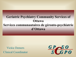 GPSCO Presentation to City of Ottawa Counsellors