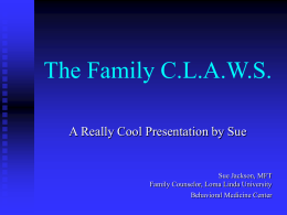 The Family Claws - California Society of Addiction Medicine