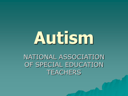 Autism - Special education
