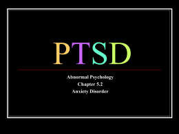 PTSD - Ms Lindstrom's Blog