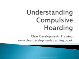 Understanding Compulsive Hoarding