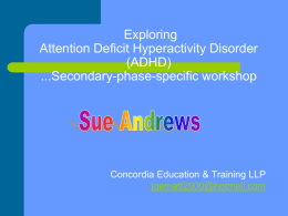 ADHD Workshop