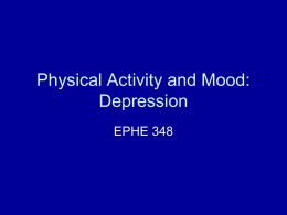 Physical Activity and Mood