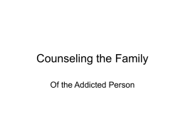 Counseling the Family - Rio Hondo Community College Faculty